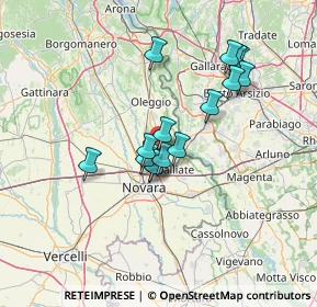 Mappa Strada Privata Papa Giovanni Paolo II, 28062 Cameri NO, Italia (11.378)