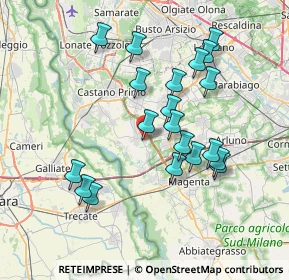 Mappa Via Solferino, 20012 Cuggiono MI, Italia (7.038)