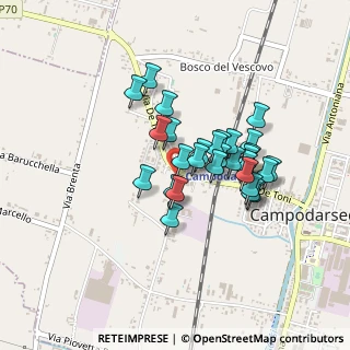 Mappa Via Croce, 35011 Campodarsego PD, Italia (0.33621)