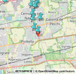 Mappa Via Pio la Torre, 20063 Cernusco sul Naviglio MI, Italia (2.70231)