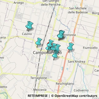 Mappa Via Bachelet Vittorio, 35011 Campodarsego PD, Italia (1.13)