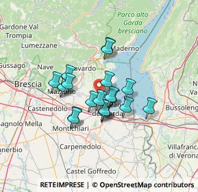 Mappa Via San Rocco, 25080 Padenghe Sul Garda BS, Italia (9.6445)