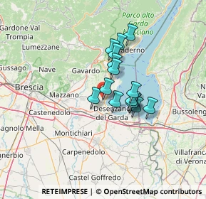 Mappa Via San Rocco, 25080 Padenghe Sul Garda BS, Italia (9.11667)