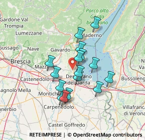 Mappa Via San Rocco, 25080 Padenghe Sul Garda BS, Italia (10.88063)