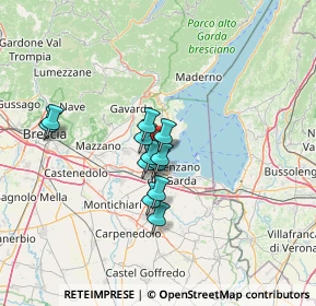 Mappa Via San Rocco, 25080 Padenghe Sul Garda BS, Italia (9.41)