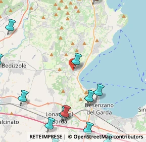 Mappa Via San Rocco, 25080 Padenghe Sul Garda BS, Italia (6.13071)