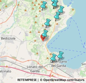 Mappa Via San Rocco, 25080 Padenghe Sul Garda BS, Italia (5.24583)