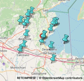 Mappa Via San Rocco, 25080 Padenghe Sul Garda BS, Italia (6.69053)