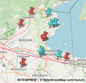 Mappa Via San Rocco, 25080 Padenghe Sul Garda BS, Italia (7.24357)
