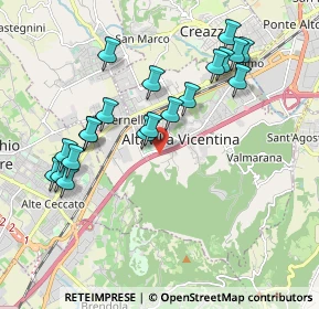 Mappa E70, 36077 Vicenza VI, Italia (1.9555)