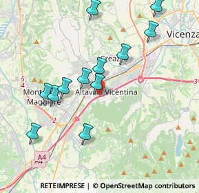 Mappa E70, 36077 Vicenza VI, Italia (3.91583)