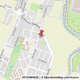 Mappa Via Onzato, 29/A, 25030 Castel Mella, Brescia (Lombardia)