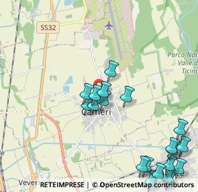 Mappa Via Sabbioncelli, 28062 Cameri NO, Italia (2.678)