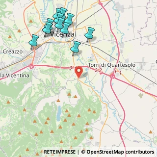 Mappa Via Cipro, 36100 Vicenza VI, Italia (5.38333)