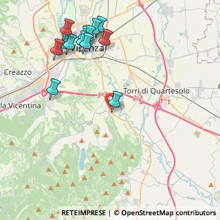 Mappa Via Cipro, 36100 Vicenza VI, Italia (4.99077)