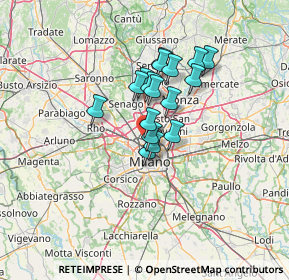 Mappa Via Giuseppe Tartini, 20158 Milano MI, Italia (9.22471)