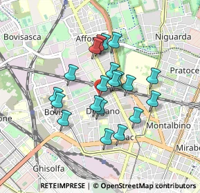 Mappa Via Giuseppe Tartini, 20158 Milano MI, Italia (0.696)