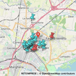 Mappa Via Lavaredo, 30174 Venezia VE, Italia (1.526)
