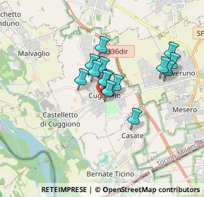 Mappa Via Carlo Zenoni, 20012 Cuggiono MI, Italia (1.27286)