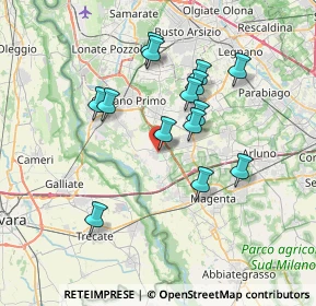 Mappa Via Carlo Zenoni, 20012 Cuggiono MI, Italia (6.345)