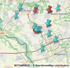 Mappa Via Carlo Zenoni, 20012 Cuggiono MI, Italia (3.73353)