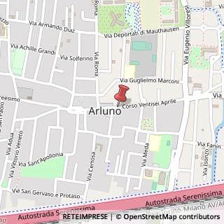Mappa Corso XXVI Aprile, 123, 20010 Arluno, Milano (Lombardia)