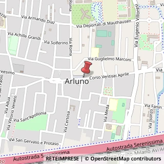 Mappa Corso XXVI Aprile, 130, 20010 Arluno, Milano (Lombardia)