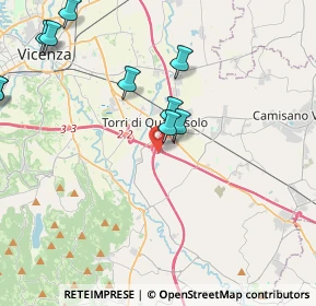 Mappa Via Giacomo Zanella, 36040 Torri di Quartesolo VI, Italia (5.10091)