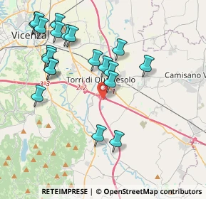 Mappa Via Giacomo Zanella, 36040 Torri di Quartesolo VI, Italia (4.297)