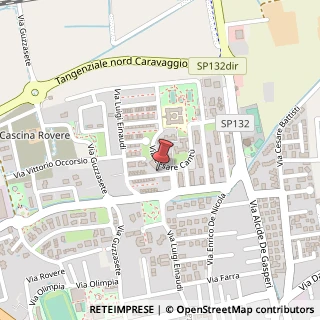 Mappa Via L. Einaudi, 48c, 24043 Caravaggio, Bergamo (Lombardia)