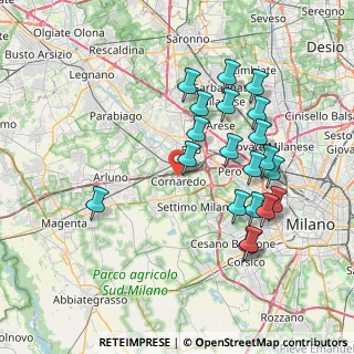 Mappa Via Aristotele, 20010 Cornaredo MI, Italia (7.618)