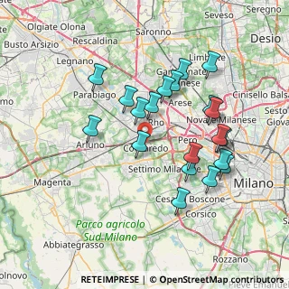 Mappa Via Aristotele, 20010 Cornaredo MI, Italia (7.0575)