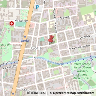 Mappa Via Asiago,  12, 20128 Milano, Milano (Lombardia)
