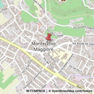 Mappa Piazza Marconi Guglielmo, 18, 36075 Montecchio Maggiore, Vicenza (Veneto)
