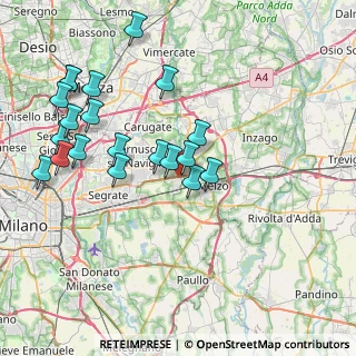 Mappa Via Europa, 20060 Vignate MI, Italia (8.236)