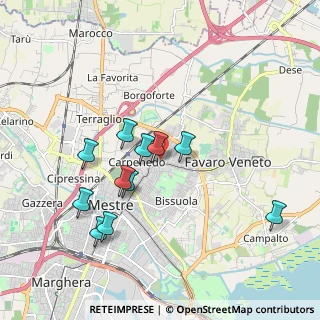 Mappa Via Tofane, 30174 Venezia VE, Italia (1.76)