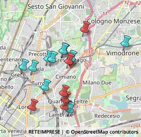 Mappa Via Francesco Rubino, 20132 Milano MI, Italia (1.7925)