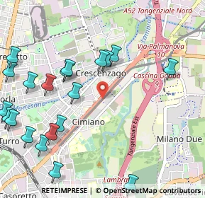 Mappa Via Francesco Rubino, 20132 Milano MI, Italia (1.3365)