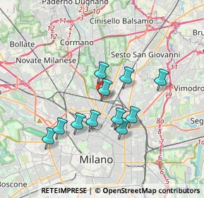 Mappa Via Costalovara, 20159 Milano MI, Italia (2.99182)