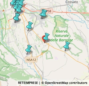 Mappa 13871 Verrone BI, Italia (5.86588)