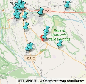 Mappa 13871 Verrone BI, Italia (5.302)