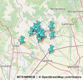 Mappa 13871 Verrone BI, Italia (7.28083)