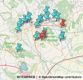 Mappa 13871 Verrone BI, Italia (6.8455)