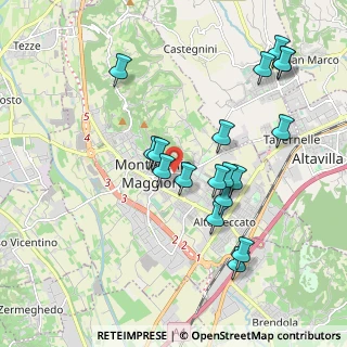 Mappa Via De Gasperi Alcide, 36075 Montecchio Maggiore VI, Italia (1.95889)