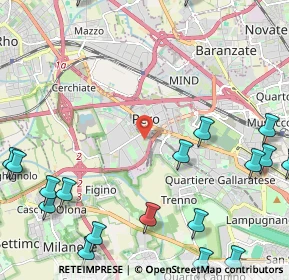 Mappa Via Copernico, 20016 Pero MI, Italia (3.31)