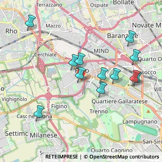 Mappa Via Copernico, 20016 Pero MI, Italia (2.01167)