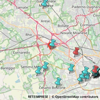 Mappa Via Copernico, 20016 Pero MI, Italia (7.154)