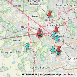Mappa Via Copernico, 20016 Pero MI, Italia (3.85364)