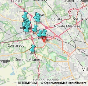 Mappa Via Niccolò Copernico, 20016 Pero MI, Italia (3.50467)