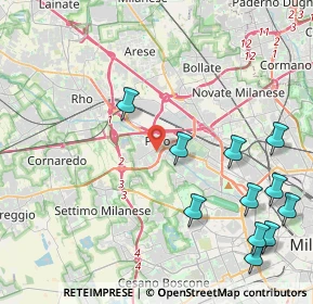 Mappa Via Copernico, 20016 Pero MI, Italia (5.26364)